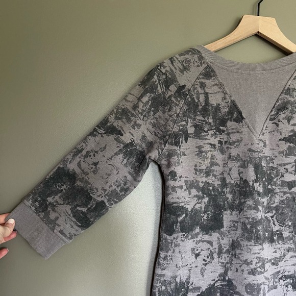 LOLE Sika Burnout Sweatshirt Dress Dark Charcoal Spray‎ Size Small - Picture 12 of 15